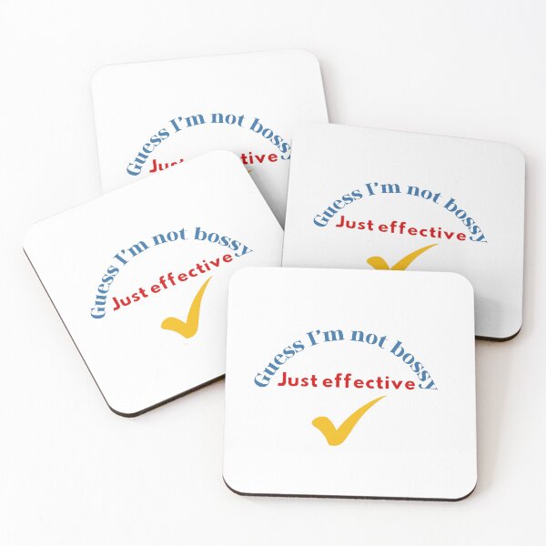 Item preview, Motivational quote - Guess I'm not bossy just effective designed and sold by OctopusStudio.