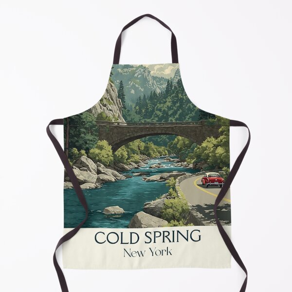 Item preview, Cold Spring New York Vintage Poster | Hudson Valley Decor designed and sold by TuncGK.