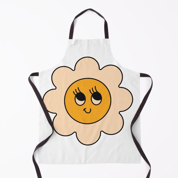 Item preview, Cute Smiling Daisy – Retro Kawaii Flower Face Design designed and sold by goodsunday28.