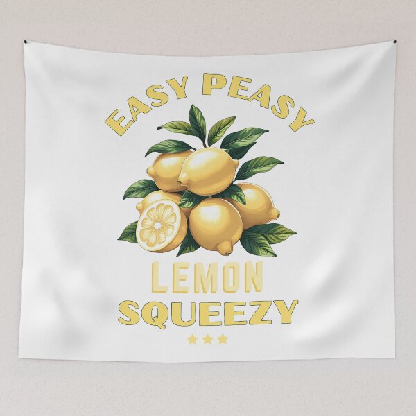 Item preview, Easy Peasy Lemon Squeezy designed and sold by Fee Fee Fay.