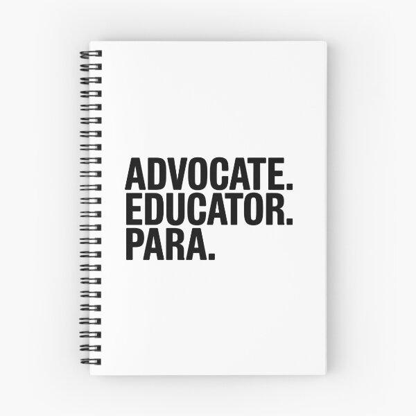 Item preview, Advocate. Educator. Para. | Empowering Paraprofessional Statement designed and sold by CuteDesignables.