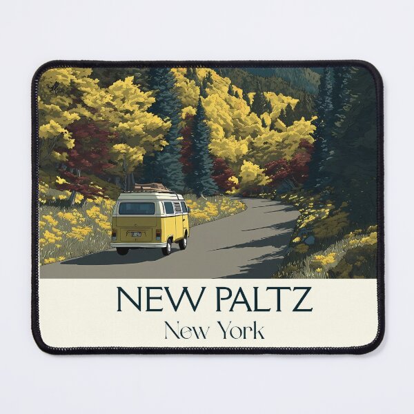 Item preview, New Paltz New York Retro Poster | Shawangunk Mountains designed and sold by TuncGK.