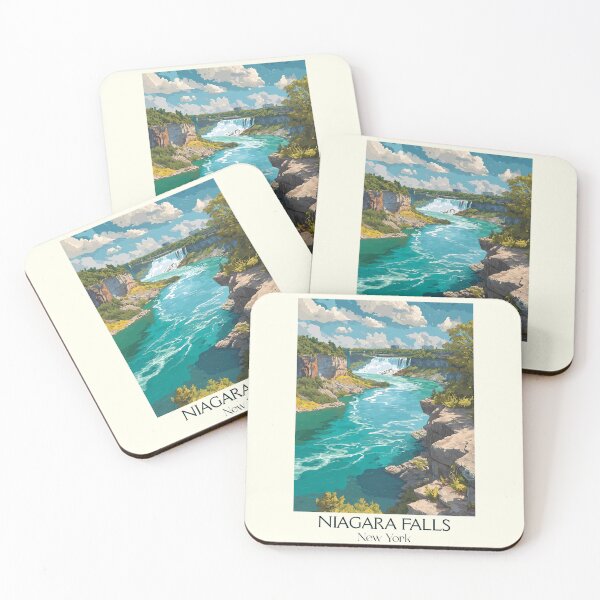 Item preview, Niagara Falls New York Vintage Poster | Natural Wonder designed and sold by TuncGK.