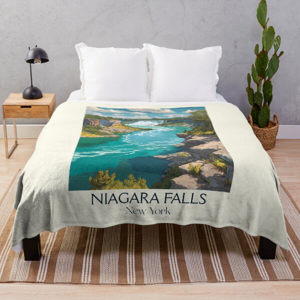 Item preview, Niagara Falls New York Vintage Poster | Natural Wonder designed and sold by TuncGK.