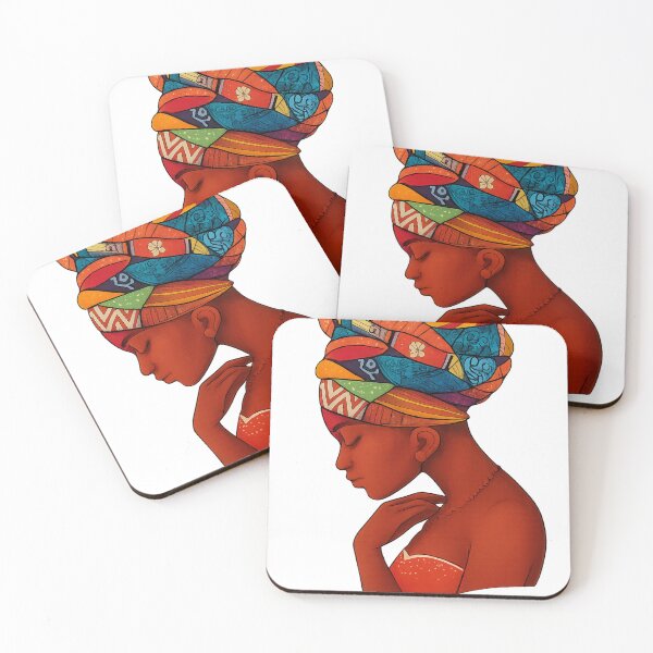 Item preview, Vibrant African Elegance in Profile by Adanne Udejiofor Chukwudi designed and sold by Adanne Chukwudi.