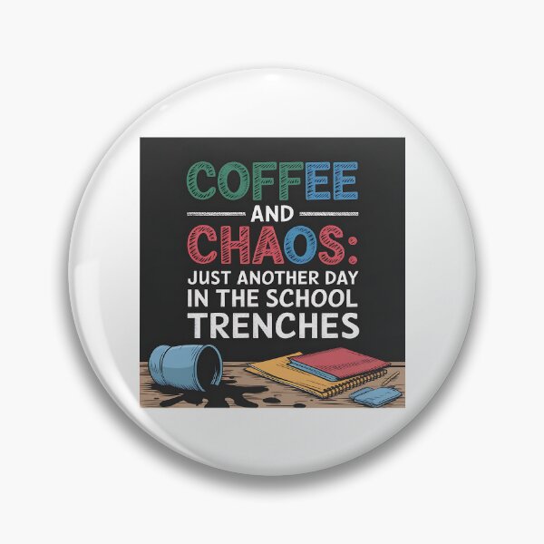 Item preview, Coffee and Chaos | Funny Paraprofessional School Life designed and sold by CuteDesignables.