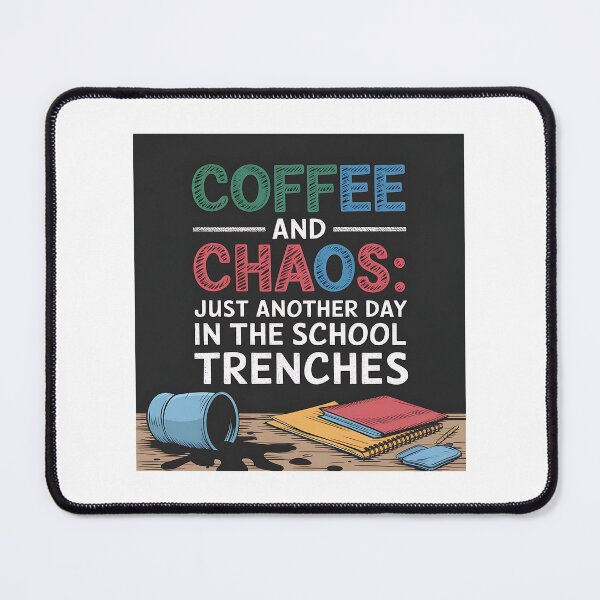 Item preview, Coffee and Chaos | Funny Paraprofessional School Life designed and sold by CuteDesignables.