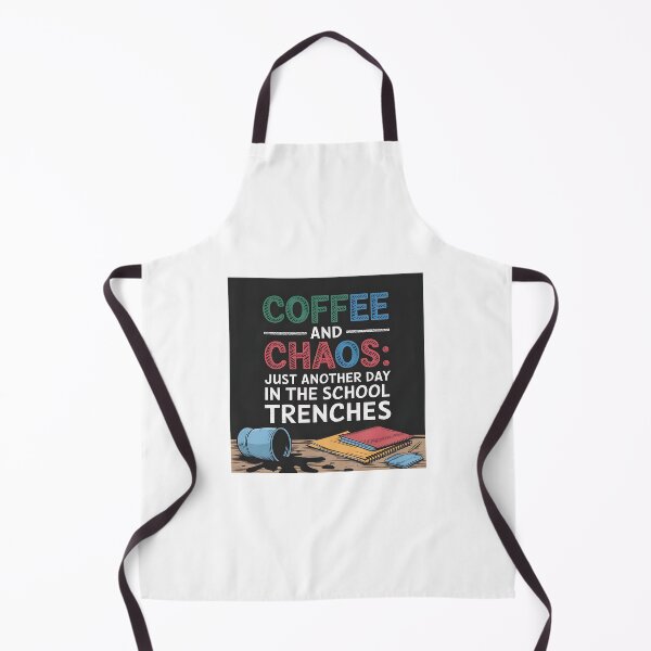 Item preview, Coffee and Chaos | Funny Paraprofessional School Life designed and sold by CuteDesignables.