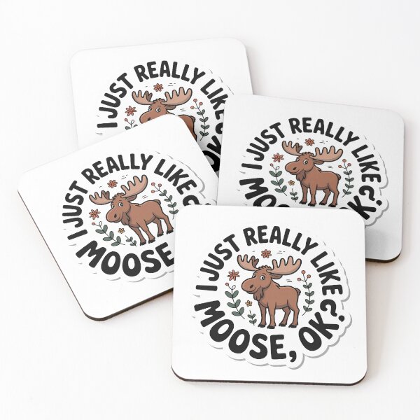 Item preview, I Just Really Like Moose, Ok? Funny Moose Lover designed and sold by graphic-genie.
