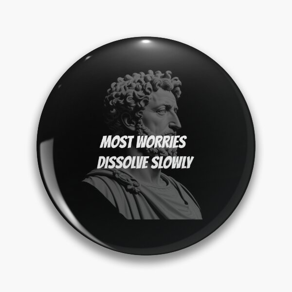 Item preview, Most Worries Dissolve Slowly - Marcus Aurelius Stoic Clothing | Marcus Aurelius Stoicism Artwork designed and sold by LexaArtworks.