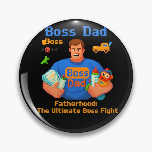 Item preview, Fatherhood: The Ultimate Boss Fight designed and sold by Uglyandcute.