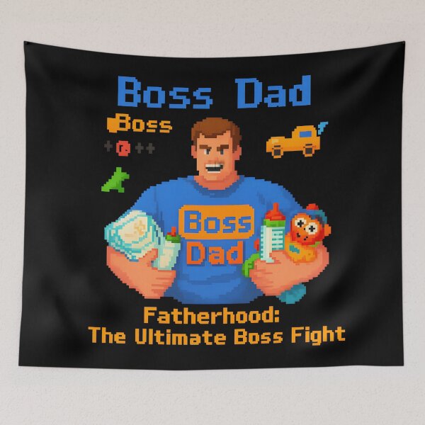 Item preview, Fatherhood: The Ultimate Boss Fight designed and sold by Uglyandcute.