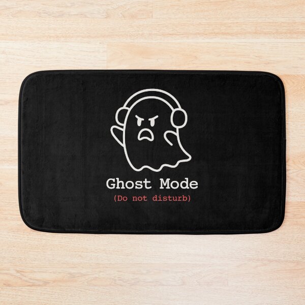 Item preview, Ghost Mode Sticker – Minimal Line Art Aesthetic designed and sold by LaserKey.