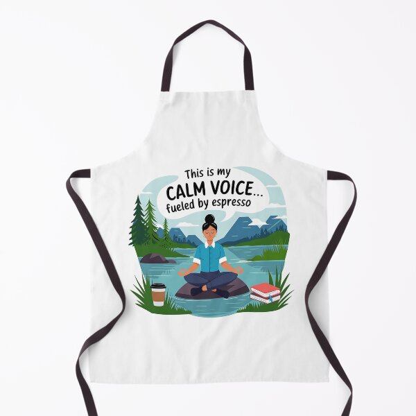 Item preview, This Is My Calm Voice Fueled by Espresso | Funny Paraprofessional Coffee designed and sold by CuteDesignables.