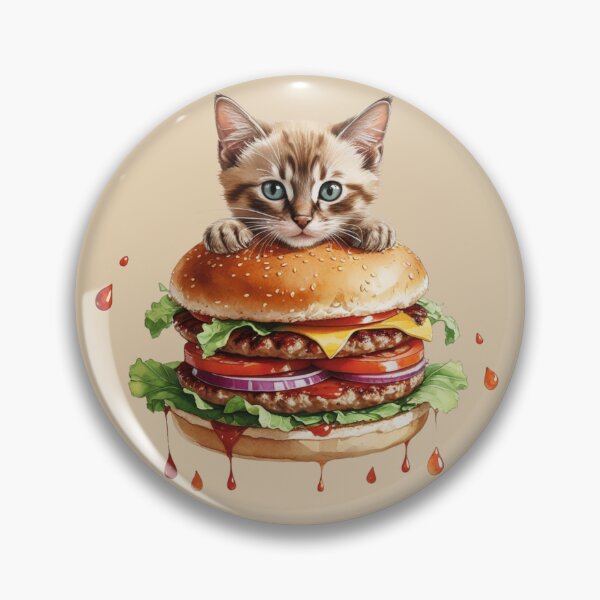Item preview, Who Ordered the CatBurger? designed and sold by CerealMilkyCo.