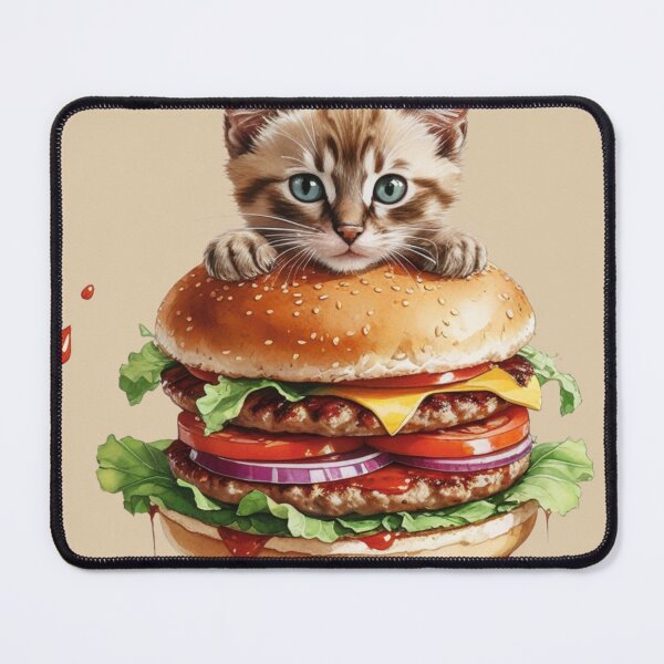 Item preview, Who Ordered the CatBurger? designed and sold by CerealMilkyCo.
