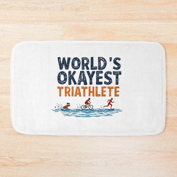 Item preview, World’s Okayest Triathlete | Funny Triathlon Training Gift designed and sold by Triathlongram.