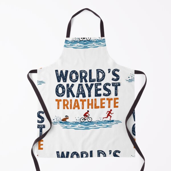 Item preview, World’s Okayest Triathlete | Funny Triathlon Training Gift designed and sold by Triathlongram.