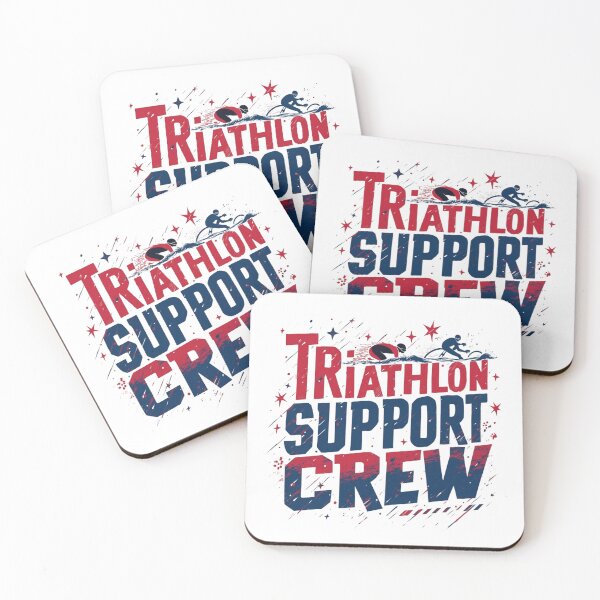 Item preview, Triathlon Support Crew | Race Day Team & Family Fan Design designed and sold by Triathlongram.
