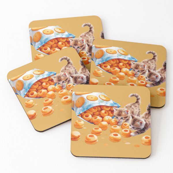 Item preview, Who Ordered the Kitten Cheese Puffs? designed and sold by CerealMilkyCo.