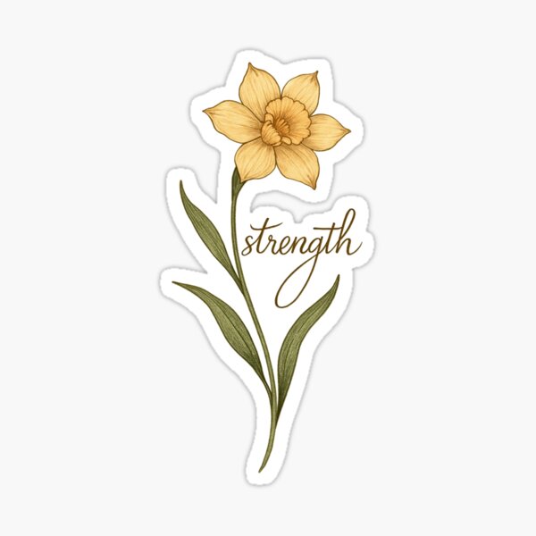 Item preview, yellow daffodil with green stem and leaves classic tshirt designed and sold by anandsiva2703.
