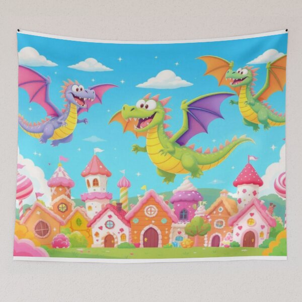 Item preview, Candy Village Dragon Design designed and sold by Emmachenn / WineDronk Shop.
