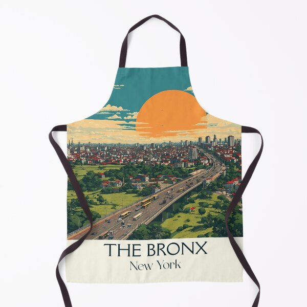 Item preview, The Bronx New York Retro Poster | NYC Borough Art designed and sold by TuncGK.