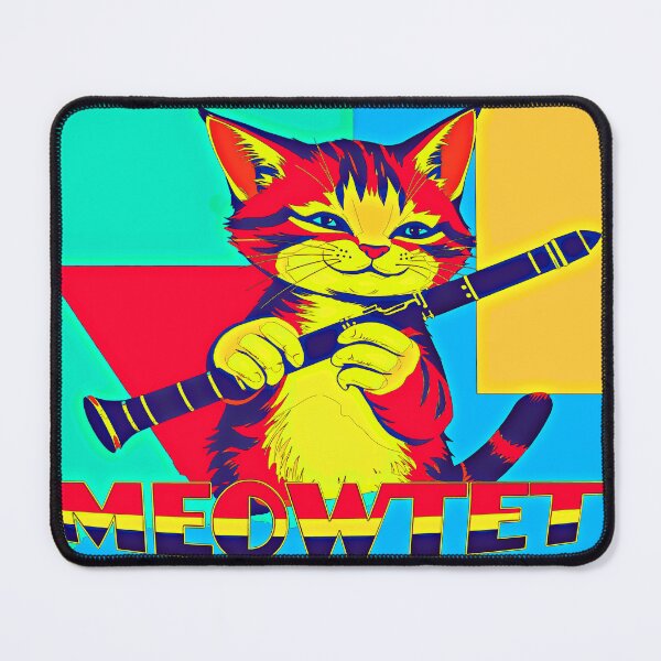 Item preview, Meowtet – Colorful feline jazz in a geometric world. designed and sold by Ralek.