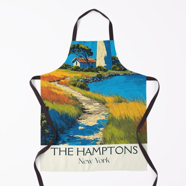 Item preview, The Hamptons New York Vintage Poster | Long Island Art designed and sold by TuncGK.