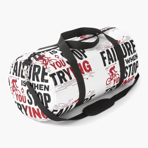 Item preview, Failure Is When You Stop Trying | Triathlon Motivation Design designed and sold by Triathlongram.