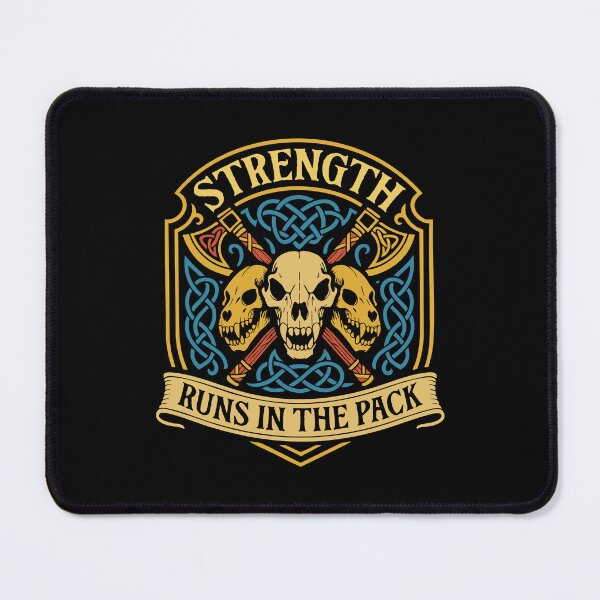 Item preview, Strength Runs in the Pack Wolves Wargaming designed and sold by pixeptional.