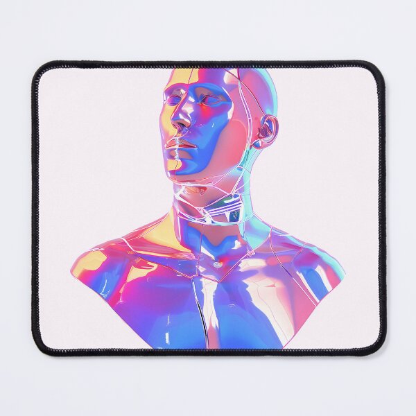 Item preview, Neon Chrome Guardian designed and sold by 404Garden.
