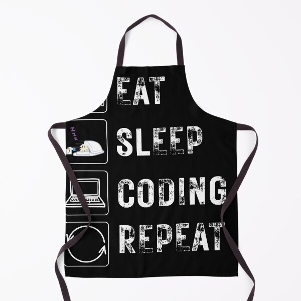 Item preview, Eat, Sleep, Coding, Repeat – Programmer Lifestyle Design designed and sold by AlienTechs.