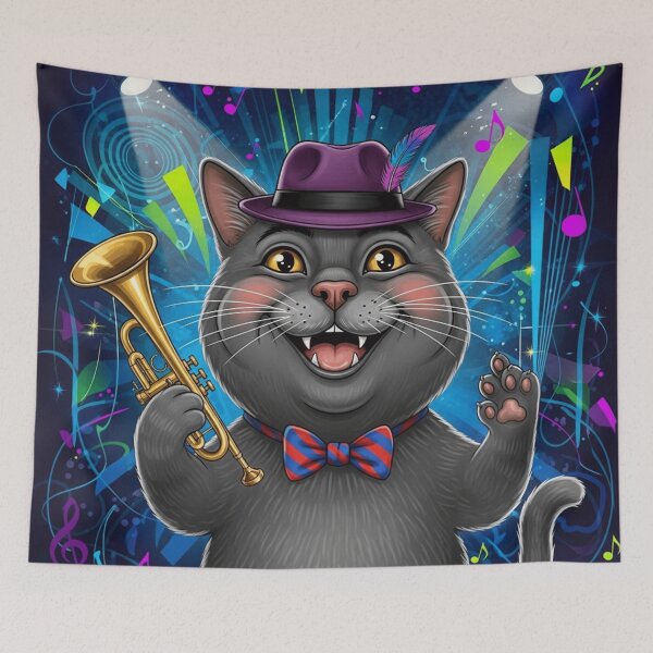 Item preview, Mewis Armstrong – What a Purr-ful World designed and sold by Nine Lives Tour.