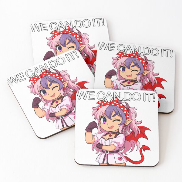 Item preview, Mouse Strong "We Can Do It!" Ironmouse Sticker style Design designed and sold by Fresh Oshi Pressed.