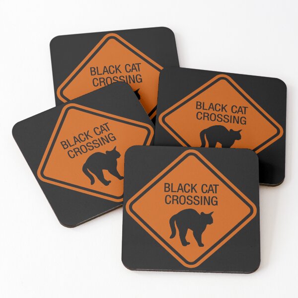 Item preview, Halloween Version: Black Cat Crossing designed and sold by MannyShop.