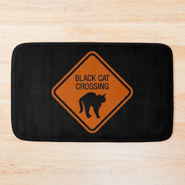 Item preview, Halloween Version: Black Cat Crossing designed and sold by MannyShop.