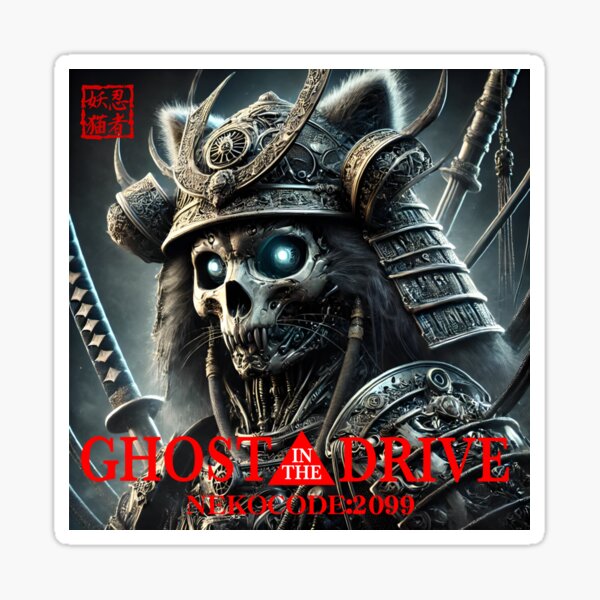 Item preview, Cyberpunk Samurai Cat | Japanese Spirit Meets Futuristic Style designed and sold by NinjanekoJP.