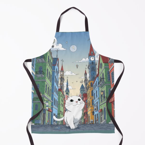 Item preview, Cat's whimsical city adventure designed and sold by terasefat.