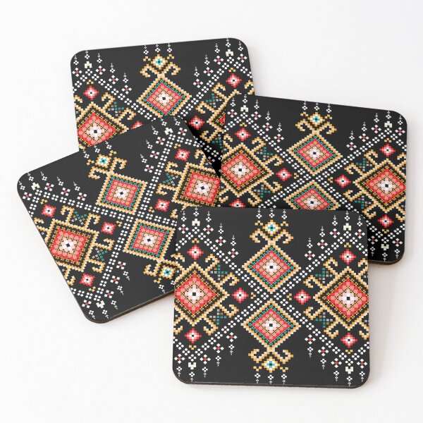 Item preview, Vibrant Pixel Ethnic Border designed and sold by Khwanchai.