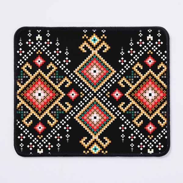 Item preview, Vibrant Pixel Ethnic Border designed and sold by Khwanchai.