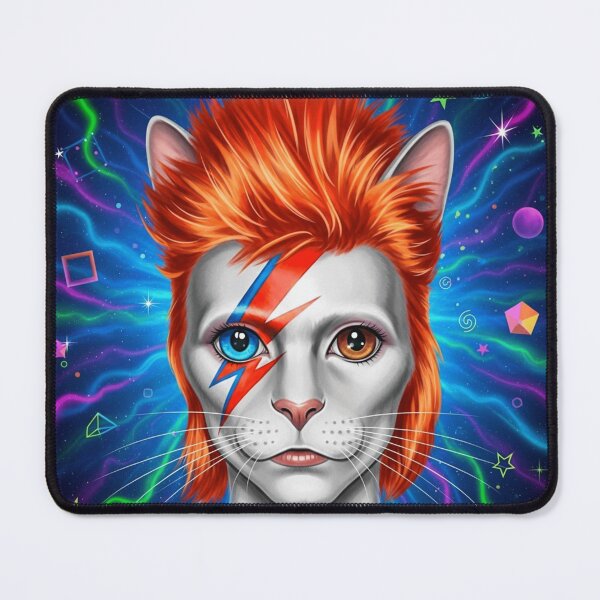 Item preview, David Meowie – The Starman of Whiskers designed and sold by Nine Lives Tour.