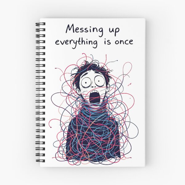 Item preview, Arafed image of a person with a messy head and a message designed and sold by cafegrafis.