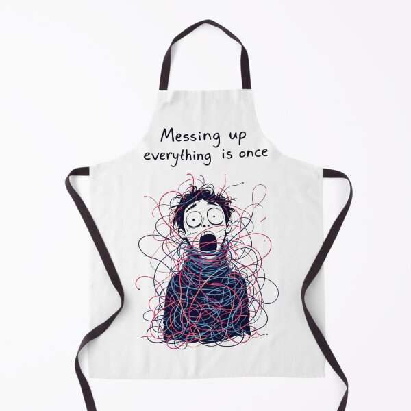 Item preview, Arafed image of a person with a messy head and a message designed and sold by cafegrafis.