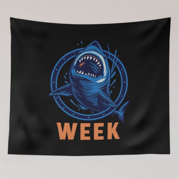 Item preview, Funny Shark Apparel 2025 - Shark Lover Ocean Week Awareness designed and sold by Frizz-Nie.
