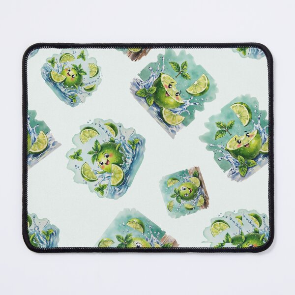 Item preview, Cute Lime Splash Pattern – Summer Fruit Fun designed and sold by skysshobu.
