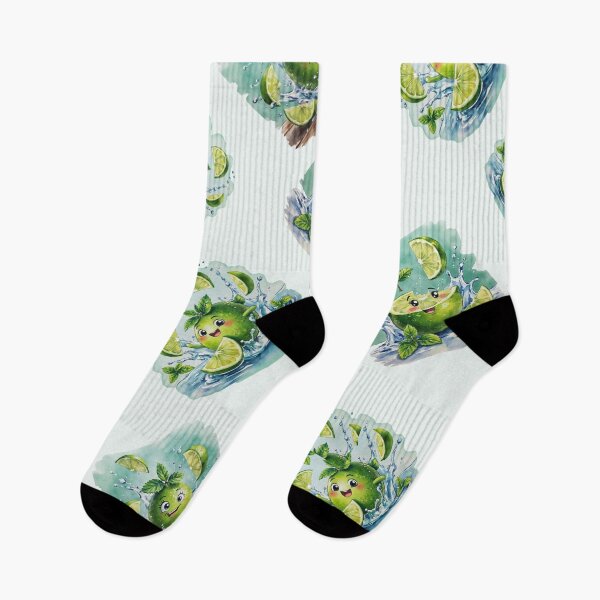 Item preview, Cute Lime Splash Pattern – Summer Fruit Fun designed and sold by skysshobu.