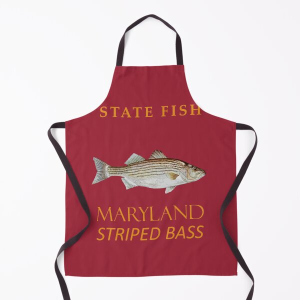 Item preview, Maryland Territory Fish The Striped Bass designed and sold by taiche.
