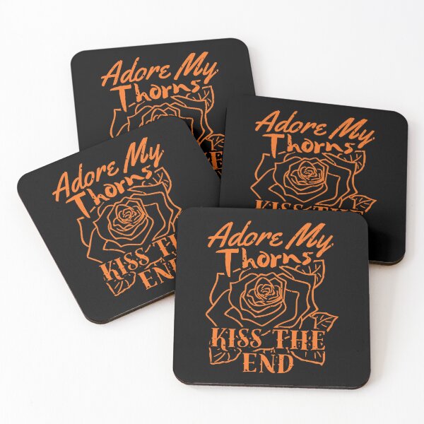 Item preview, Adore My Thorns Kiss The End Bold Petal Burn designed and sold by SplashTastic.