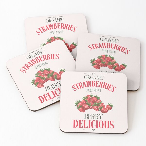 Item preview, Organic Strawberries designed and sold by Fee Fee Fay.